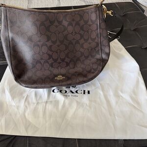 Coach Elle Hobo Signature Shoulder Bag
